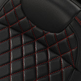 Gel Seat C.C. RIDER Touring Seat Two Piece 2 Up Seat Driver Solo Seat Passenger Seat Lattice Stitching For CVO Road Glide CVO Street Glide, 2023-2025